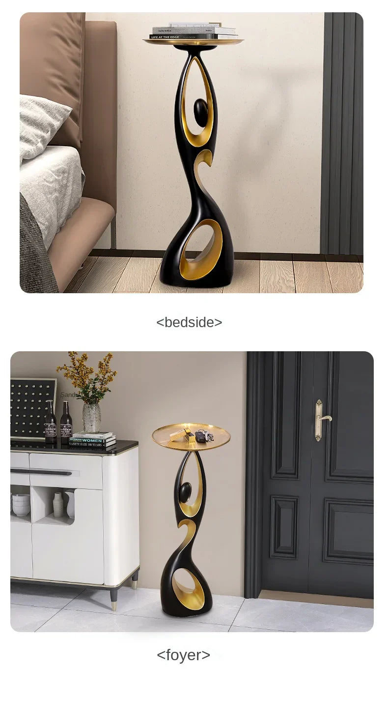 Beistelltisch Schwarz/Gold