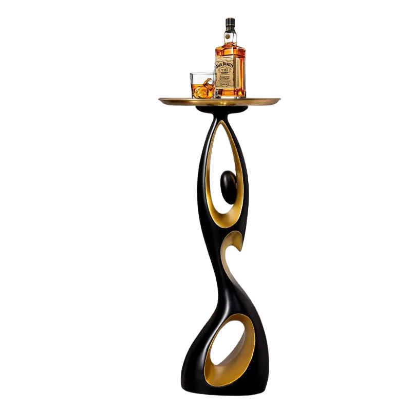 Beistelltisch Schwarz/Gold